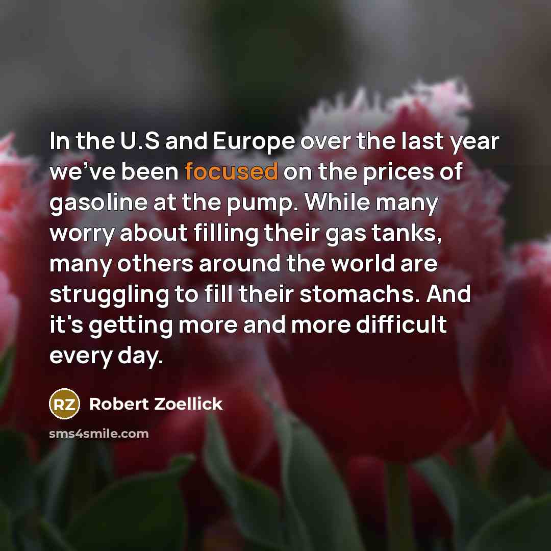 “In the U.S and Europe over the last year we've…” quote by Robert Zoellick