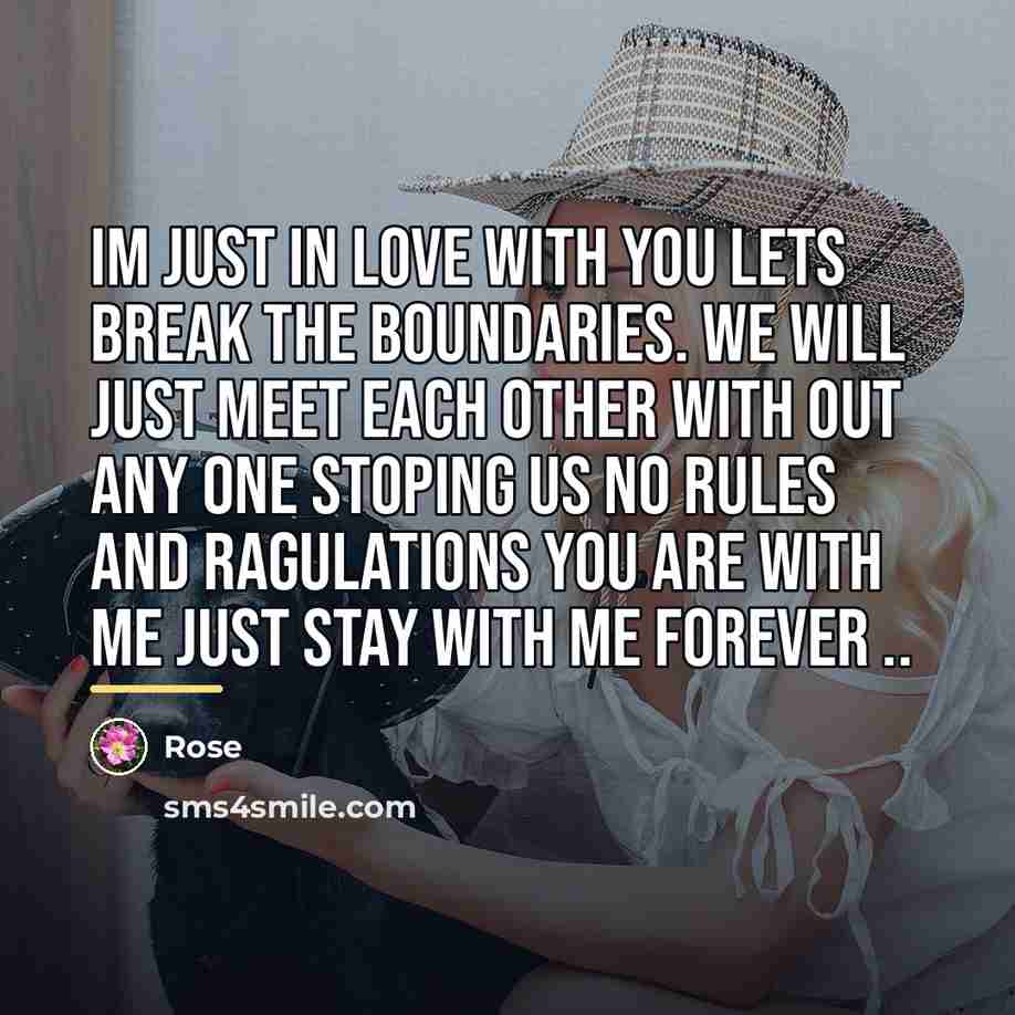 “Im just in love with you lets break the Boundaries.…” quote by Rose