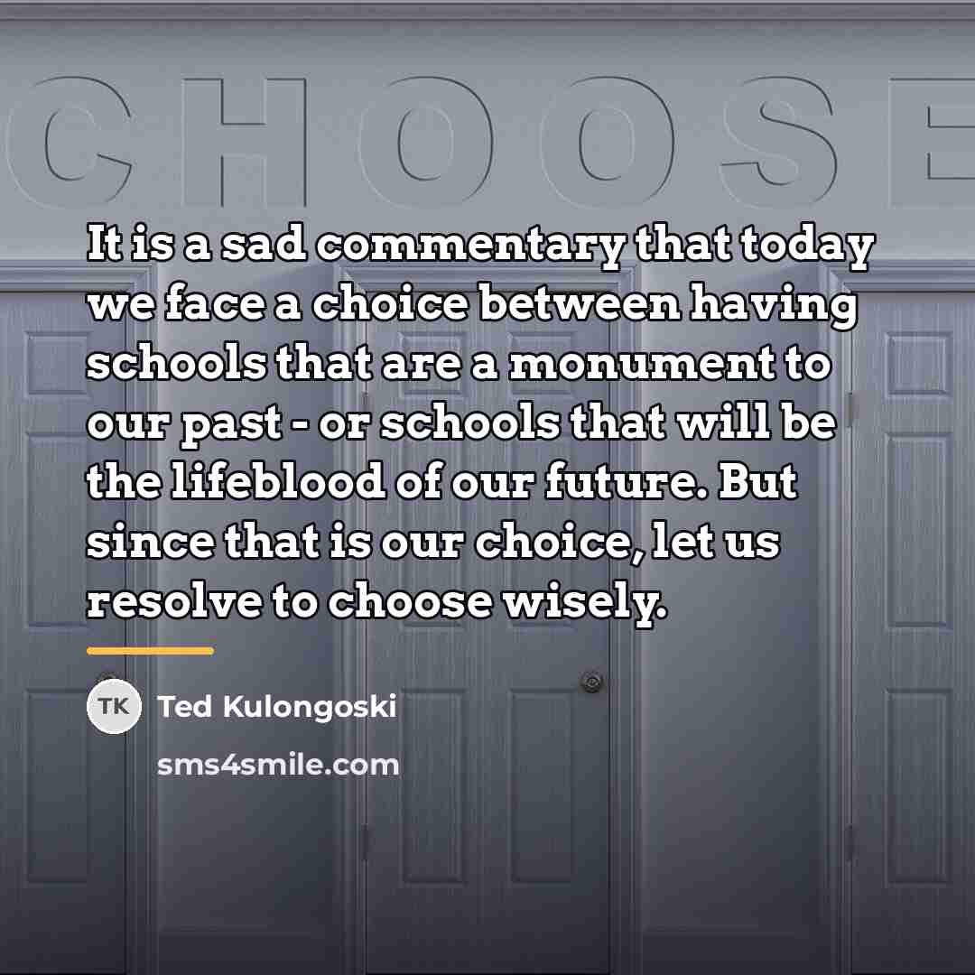 “It is a sad commentary that today we face a…” quote by Ted Kulongoski