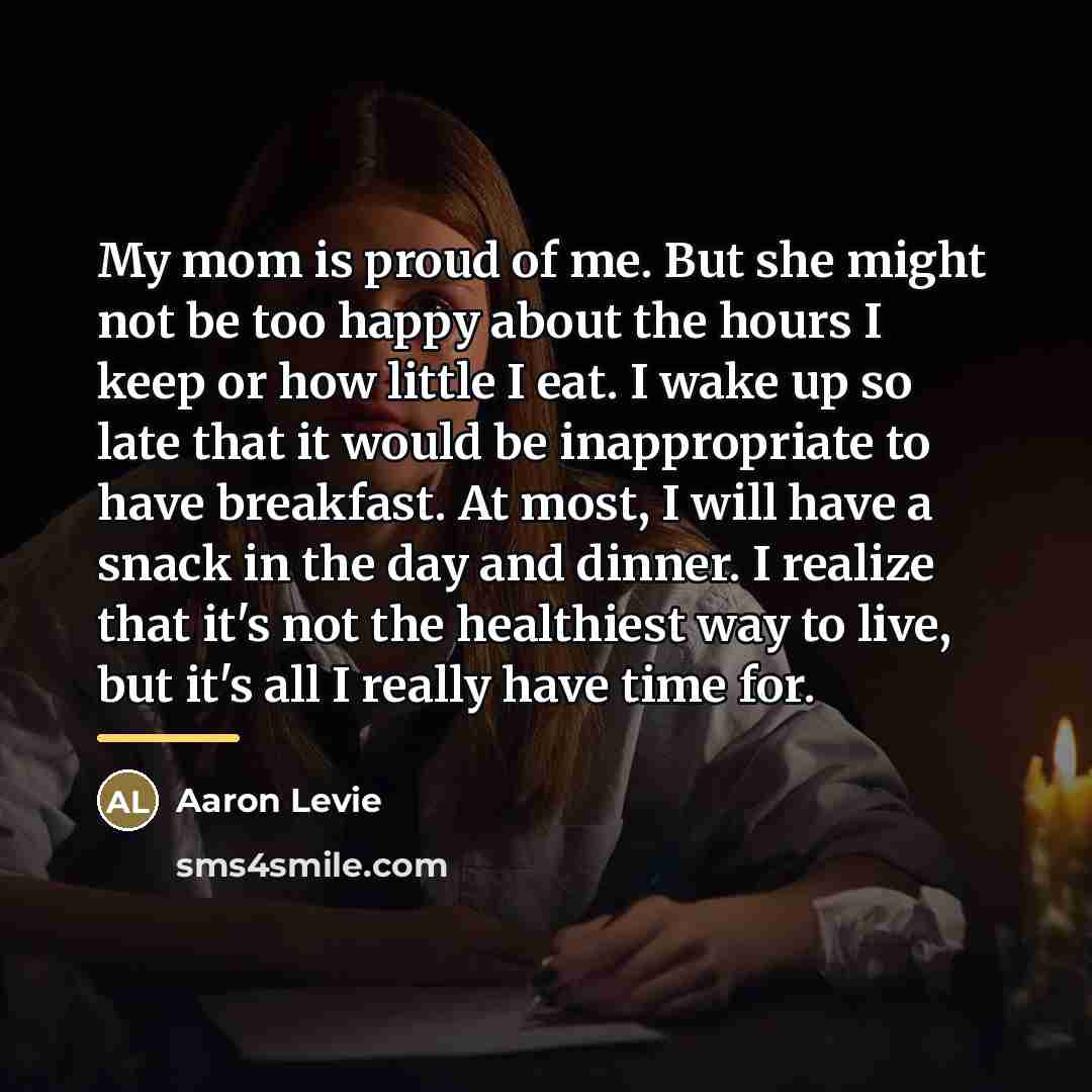 “My mom is proud of me. But she might not…” quote by Aaron Levie