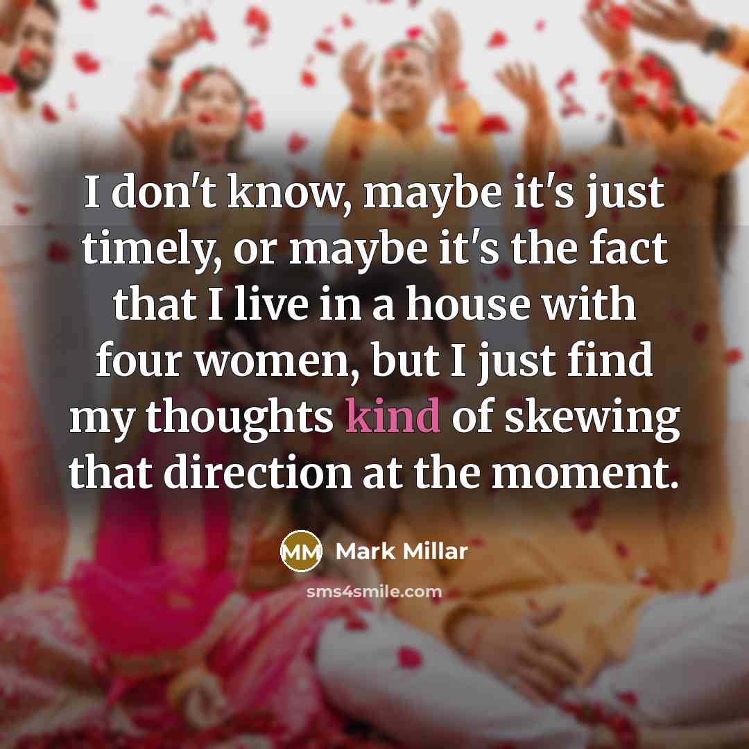 “I don't know, maybe it's just timely, or maybe it's…” quote by Mark Millar