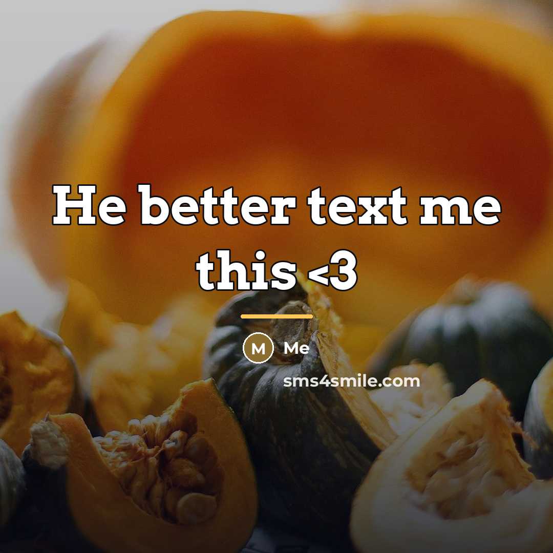 “He better text me this…” quote by Me