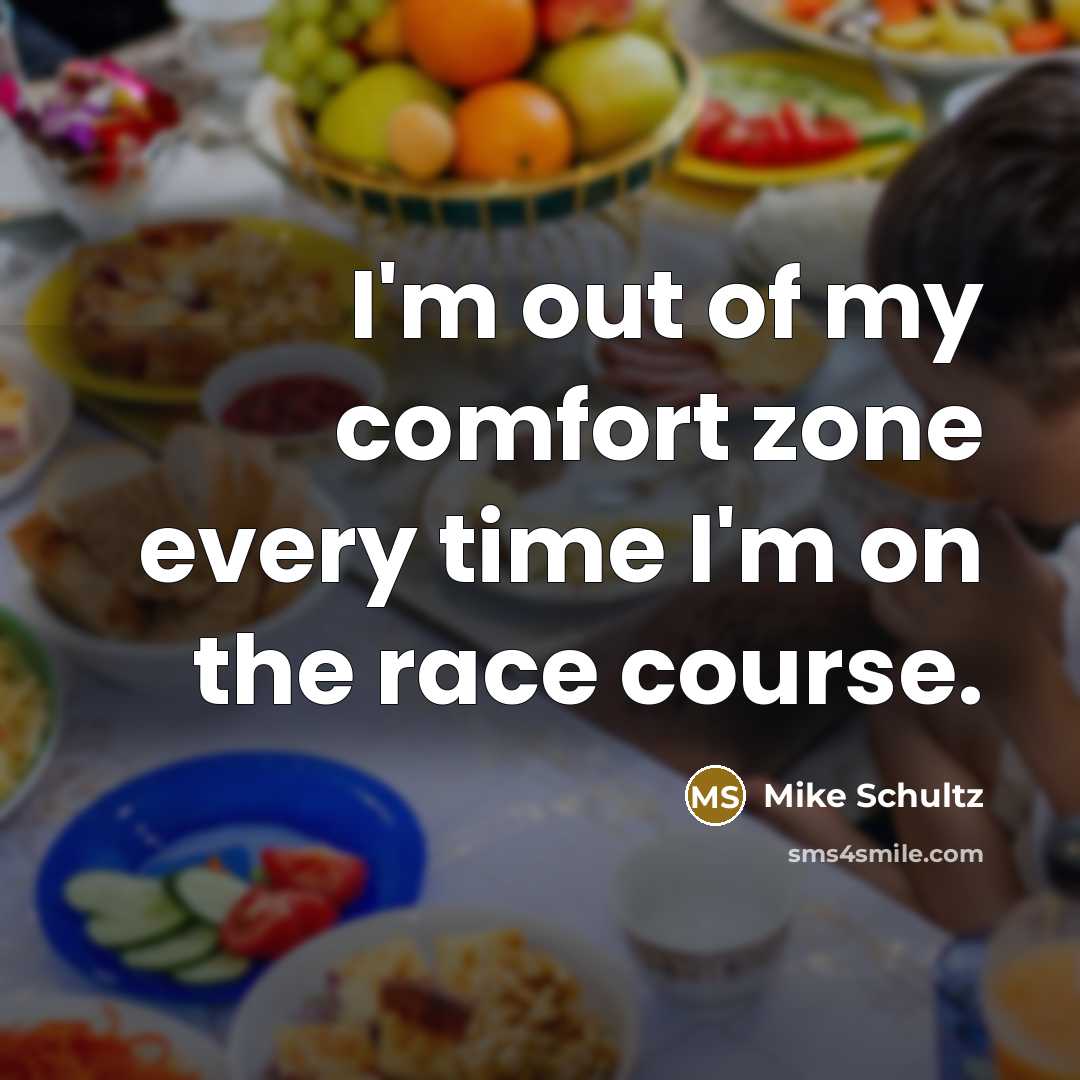 “I'm out of my comfort zone every time I'm on…” quote by Mike Schultz