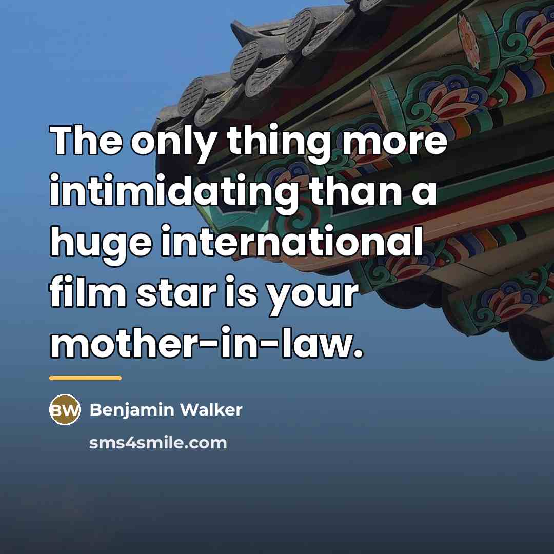 “The only thing more intimidating than a huge international film…” quote by Benjamin Walker