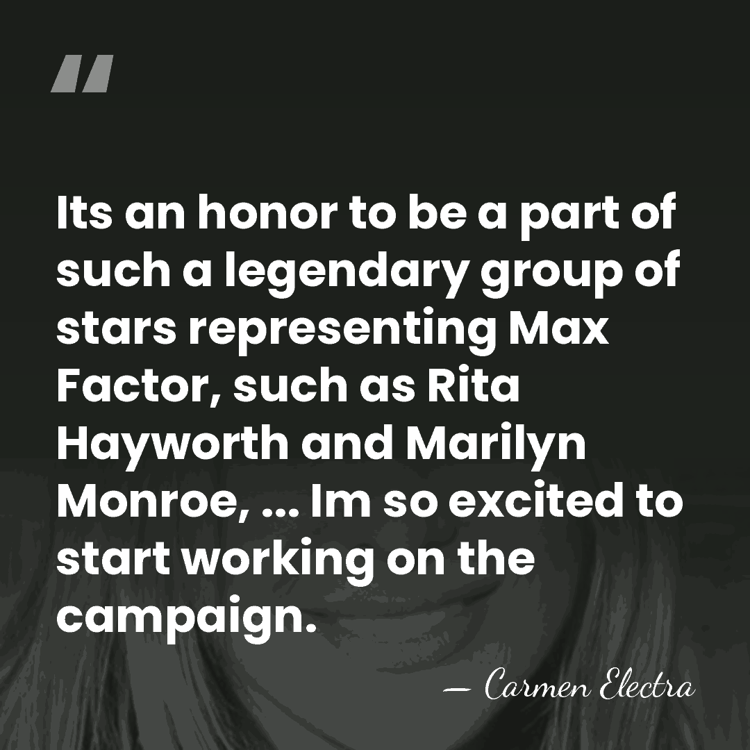 Its an honor to be a part of such a legendary group&hellip; - Carmen Electra