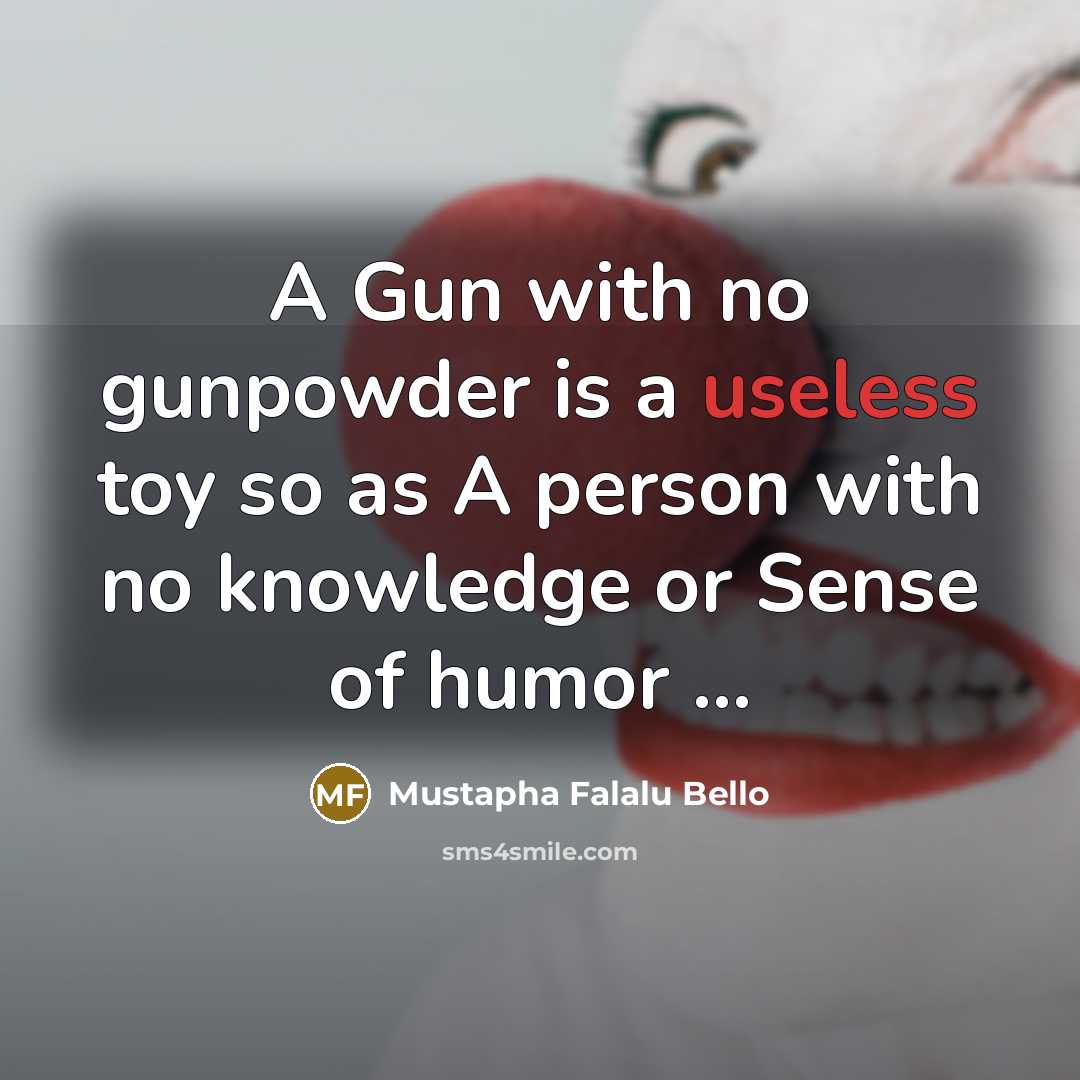 “A Gun with no gunpowder is a useless toy so…” quote by Mustapha Falalu Bello