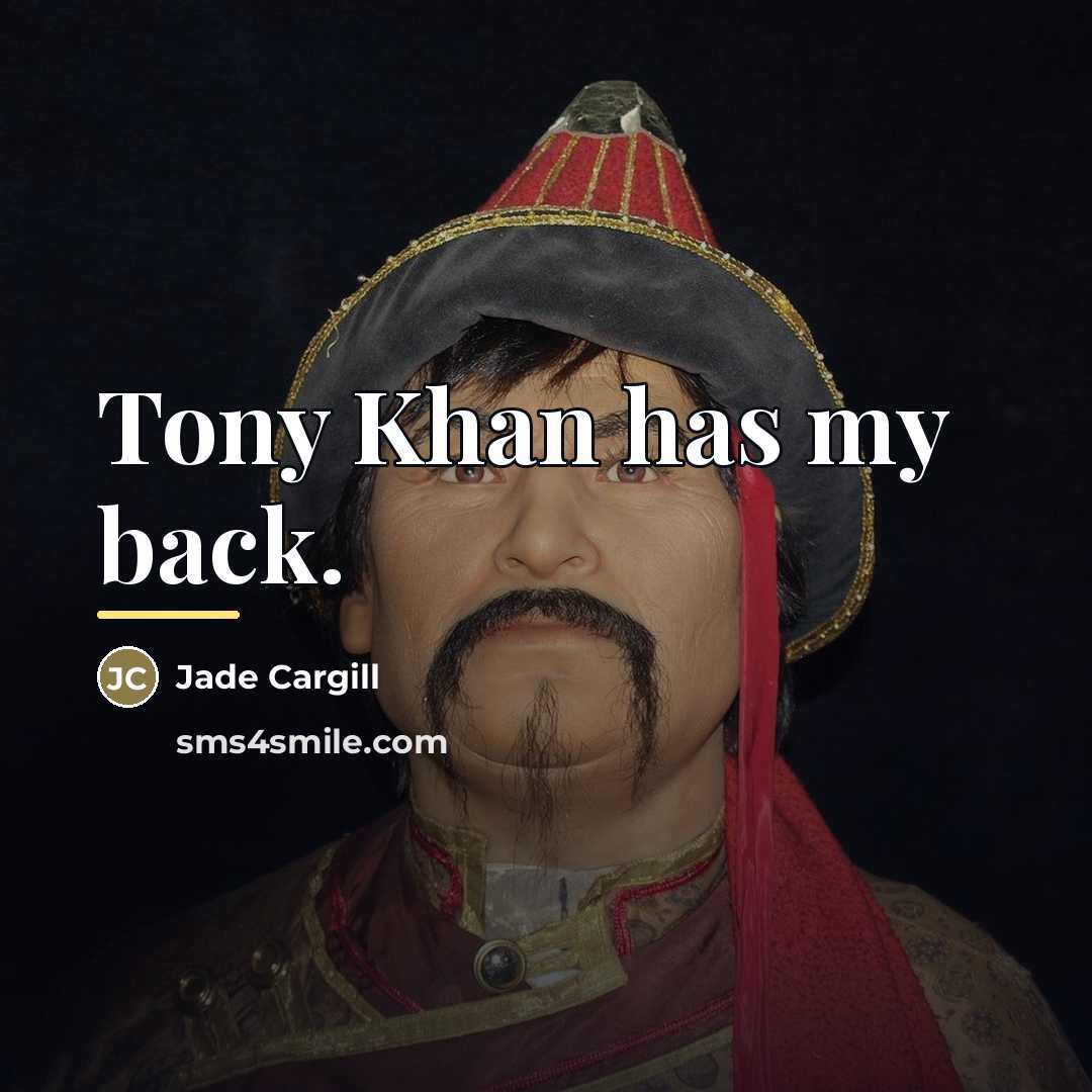 “Tony Khan has my back.…” quote by Jade Cargill