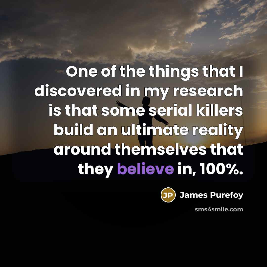 “One of the things that I discovered in my research…” quote by James Purefoy