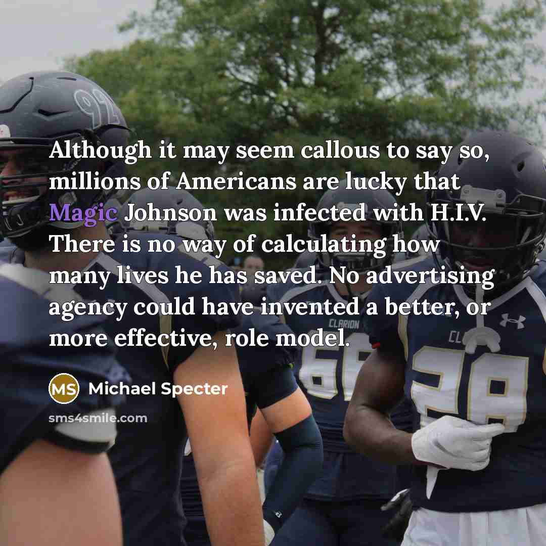 “Although it may seem callous to say so, millions of…” quote by Michael Specter