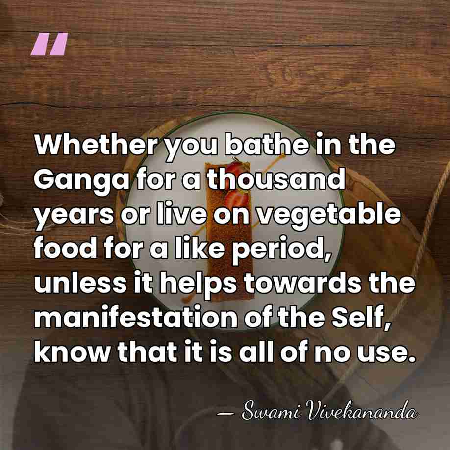 Whether you bathe in the Ganga for a thousand years or live&hellip; - Swami Vivekananda