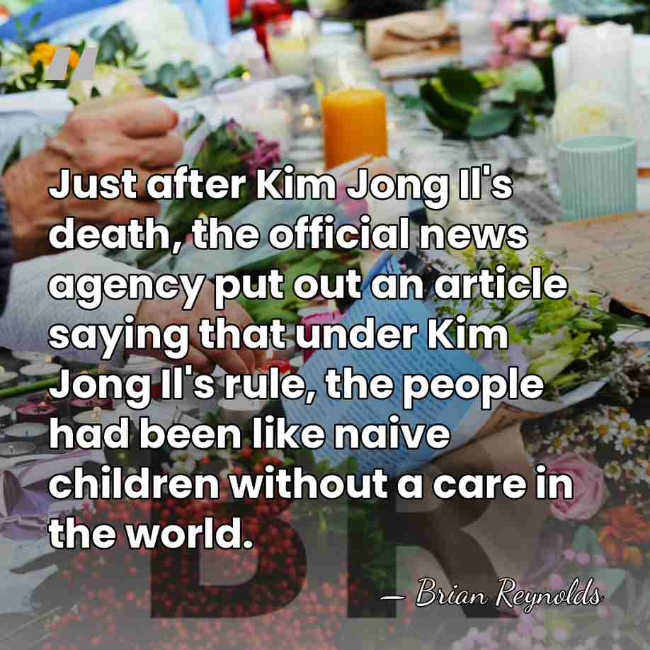 Just after Kim Jong Il's death, the official news agency put out&hellip; - Brian Reynolds