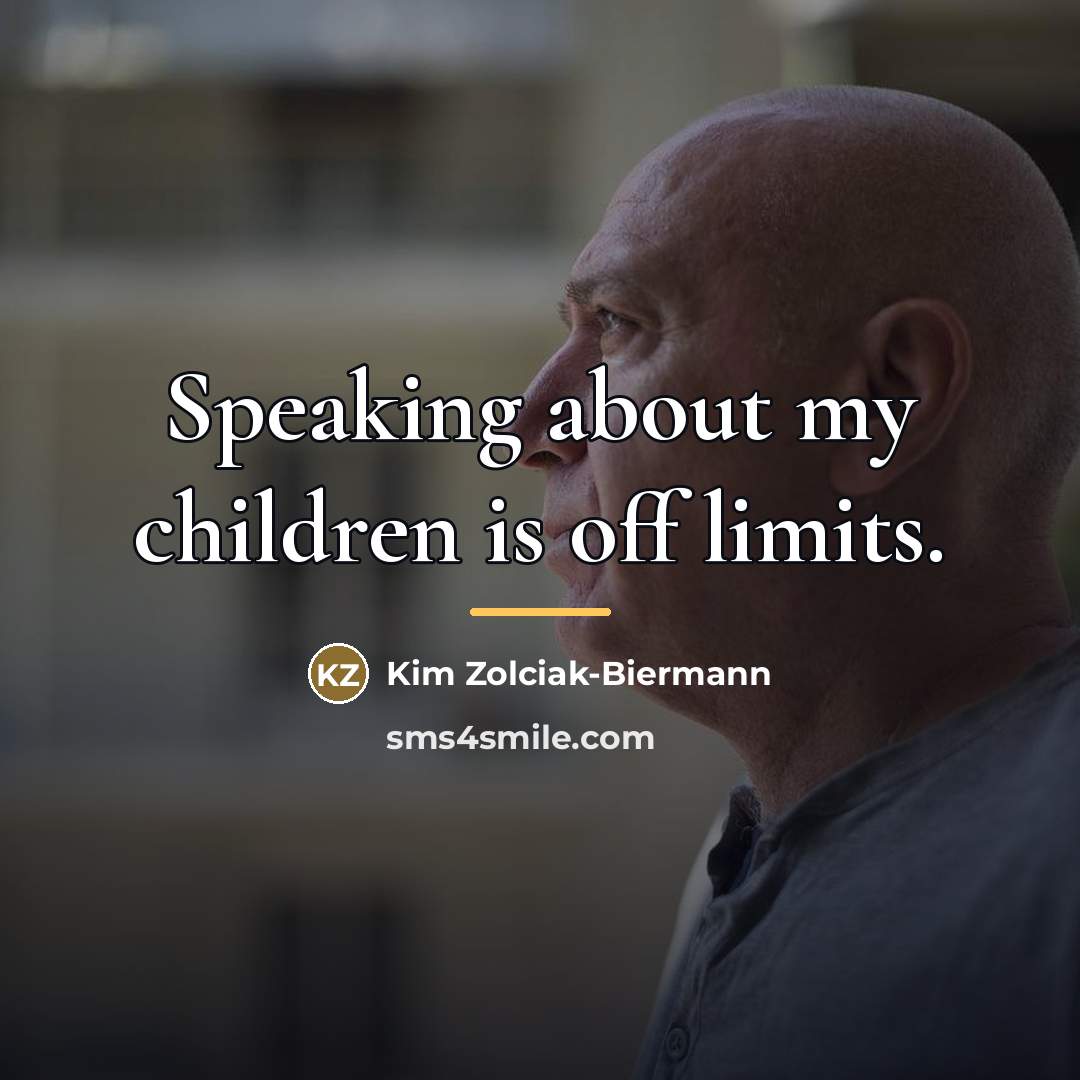 “Speaking about my children is off limits.…” quote by Kim Zolciak-Biermann