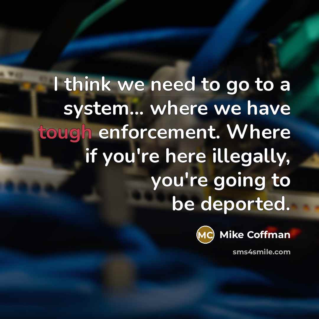 “I think we need to go to a system... where…” quote by Mike Coffman