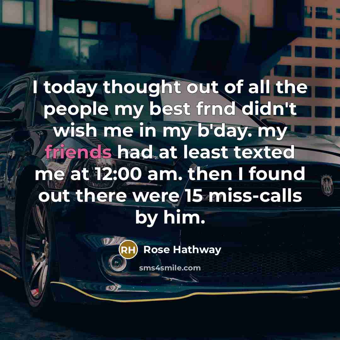 “I today thought out of all the people my best…” quote by Rose Hathway