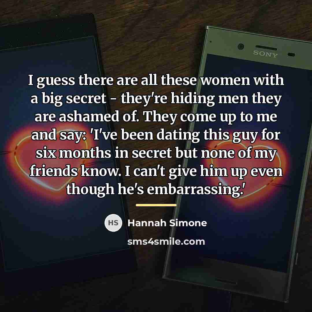 “I guess there are all these women with a big…” quote by Hannah Simone