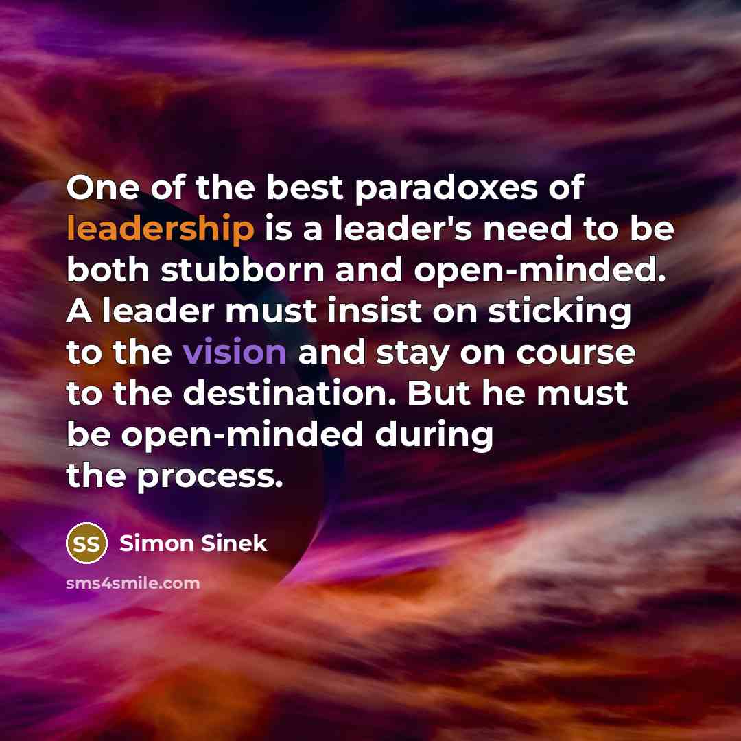 “One of the best paradoxes of leadership is a leader's…” quote by Simon Sinek