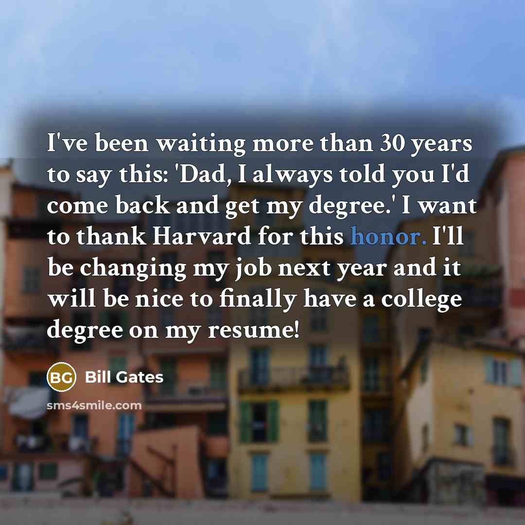 “I've been waiting more than 30 years to say this:…” quote by Bill Gates