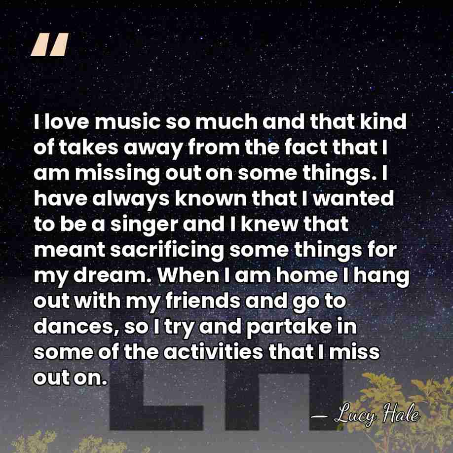 I love music so much and that kind of takes away from&hellip; - Lucy Hale