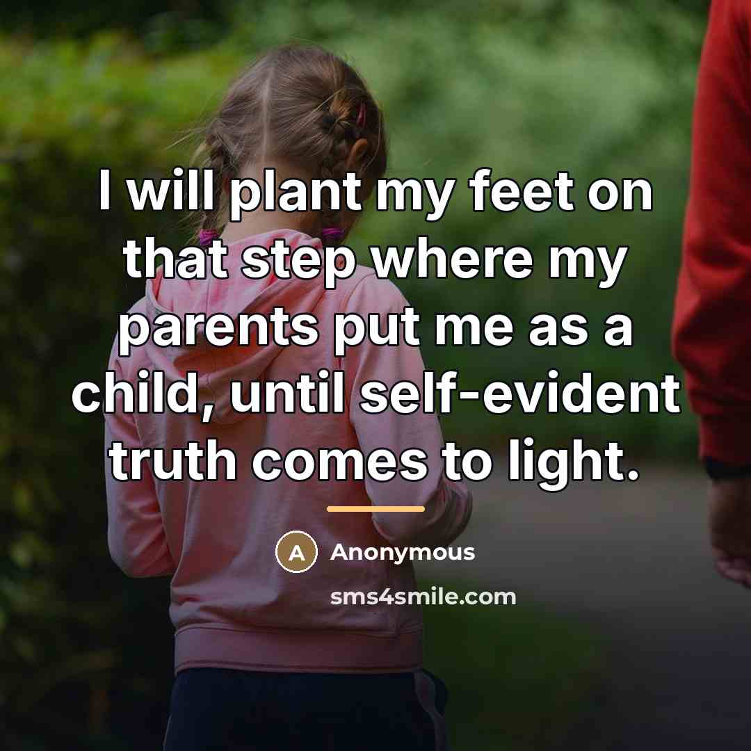 “I will plant my feet on that step where my…” quote by Anonymous