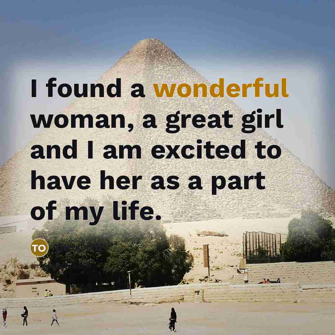 “I found a wonderful woman, a great girl and I…” quote by Tito Ortiz