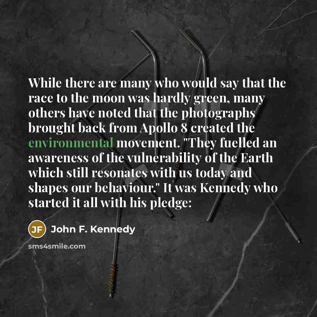 “While there are many who would say that the race…” quote by John F. Kennedy