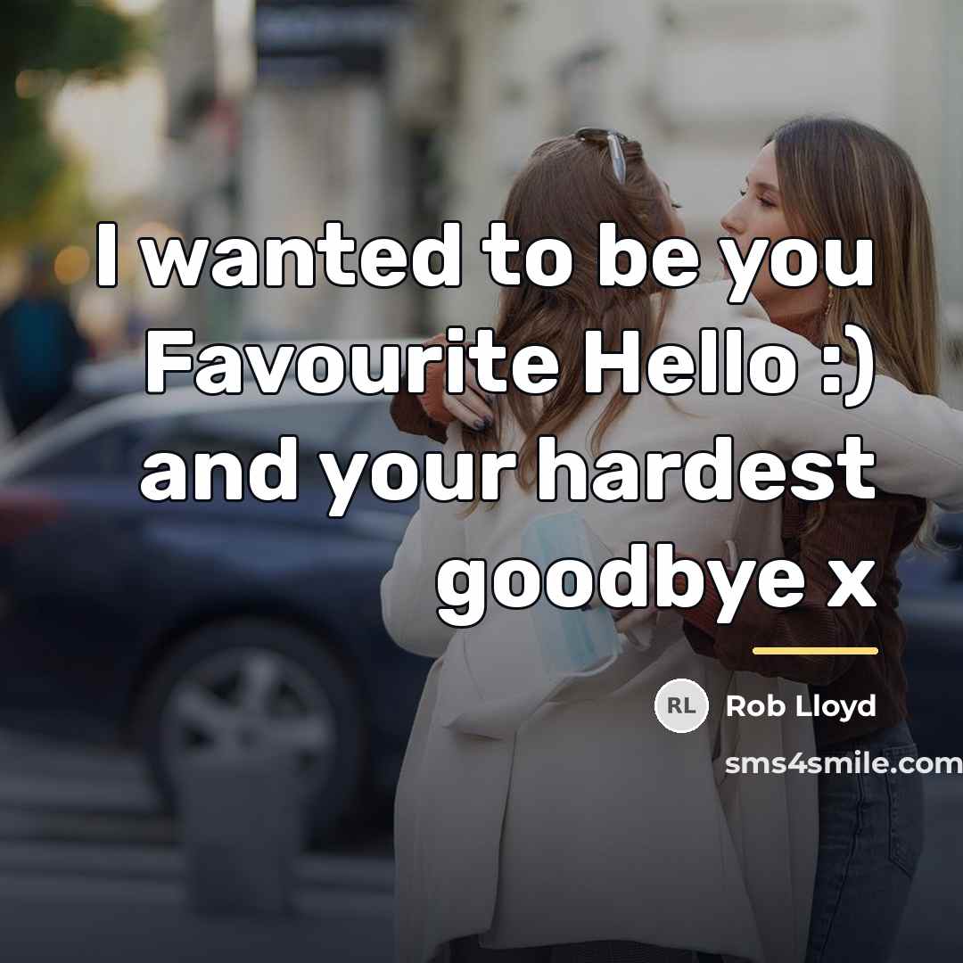 “I wanted to be you Favourite Hello :) and your…” quote by Rob Lloyd