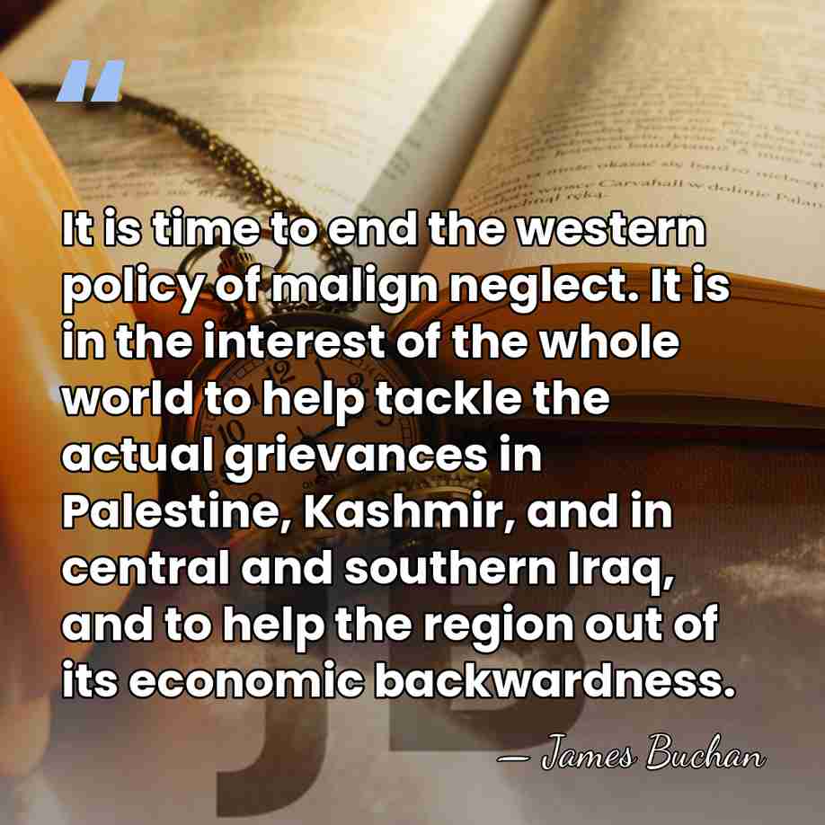 It is time to end the western policy of malign neglect. It&hellip; - James Buchan