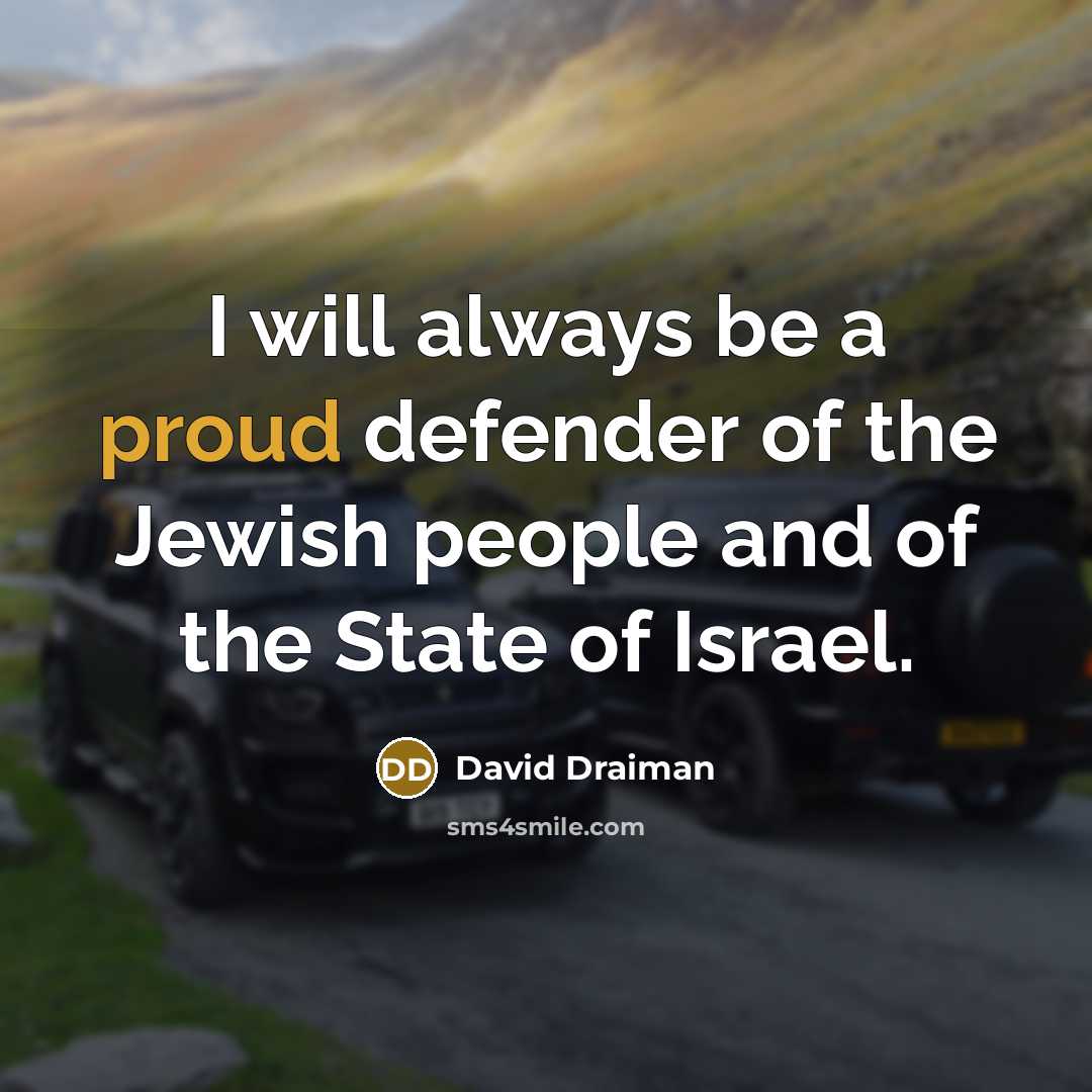 “I will always be a proud defender of the Jewish…” quote by David Draiman