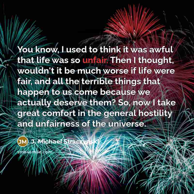 “You know, I used to think it was awful that…” quote by J. Michael Straczynski
