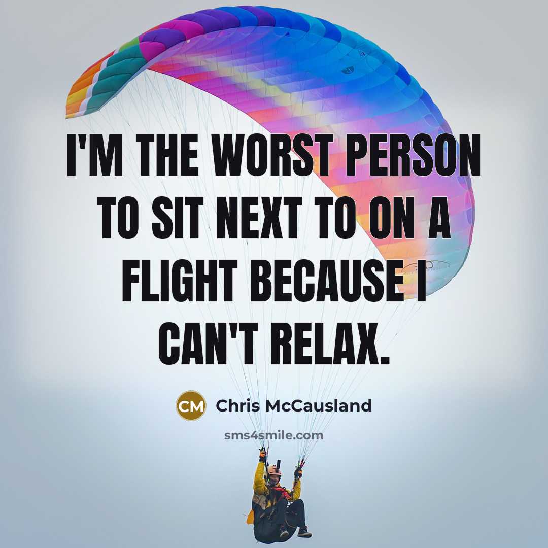 “I'm the worst person to sit next to on a…” quote by Chris McCausland