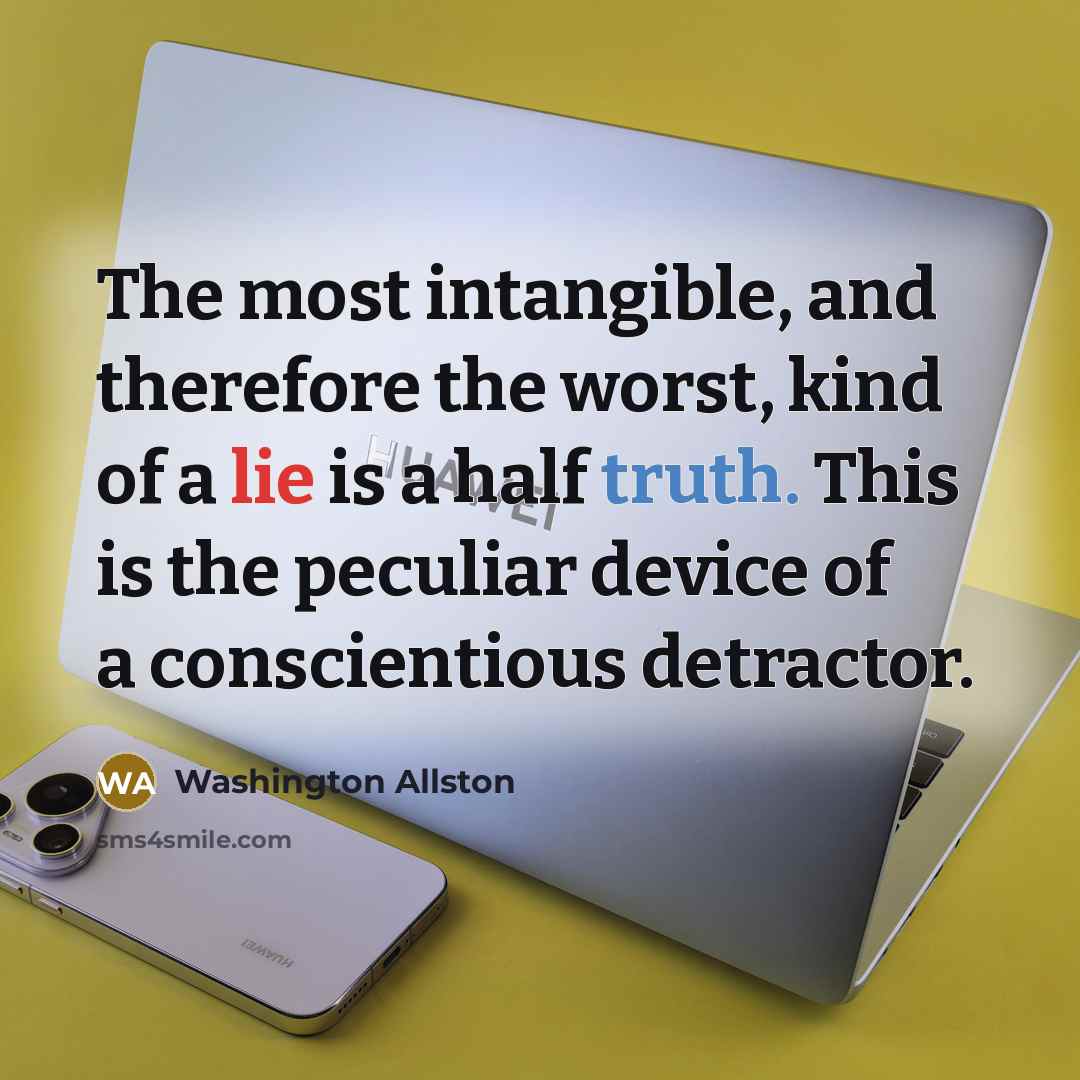 “The most intangible, and therefore the worst, kind of a…” quote by Washington Allston