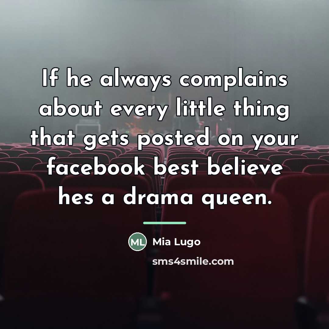 “If he always complains about every little thing that gets…” quote by Mia Lugo