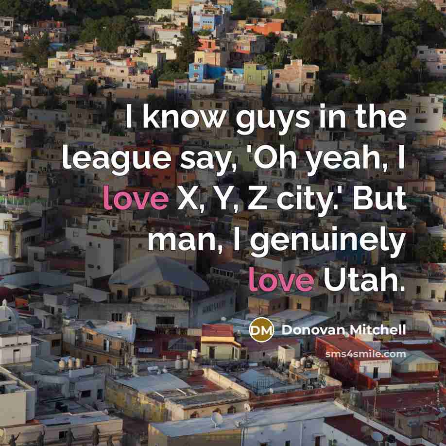 “I know guys in the league say, 'Oh yeah, I…” quote by Donovan Mitchell