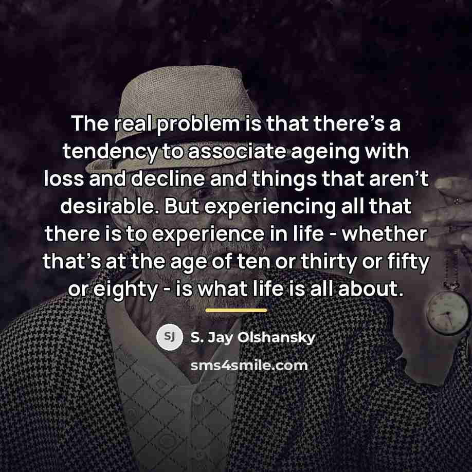 “The real problem is that there's a tendency to associate…” quote by S. Jay Olshansky