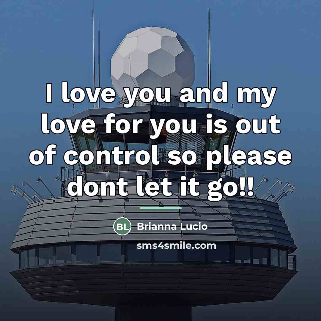 “I love you and my love for you is out…” quote by Brianna Lucio