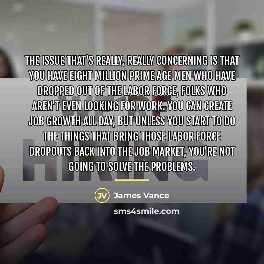 “The issue that's really, really concerning is that you have…” quote by James Vance