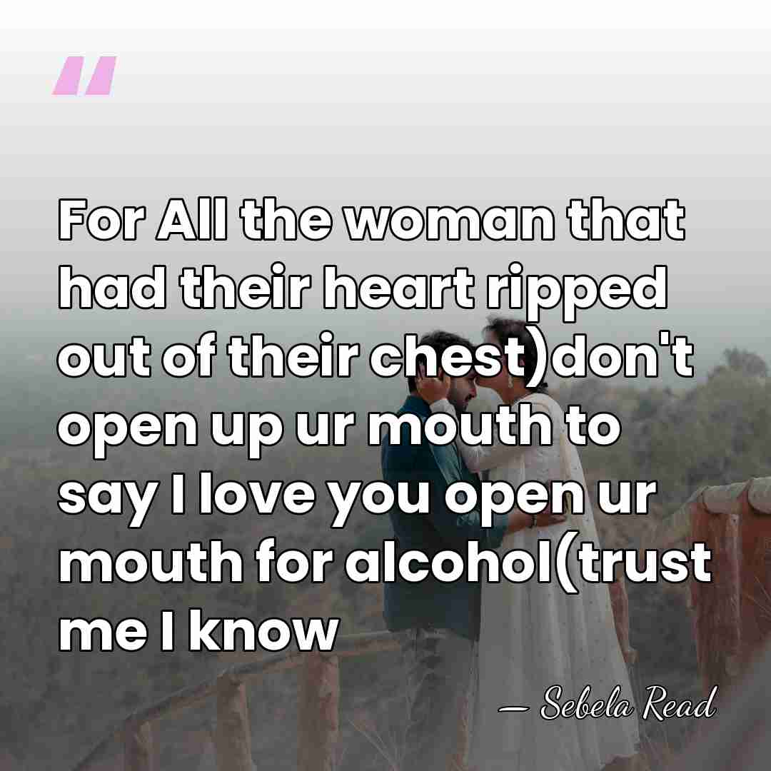 For All the woman that had their heart ripped out of their&hellip; - Sebela Read