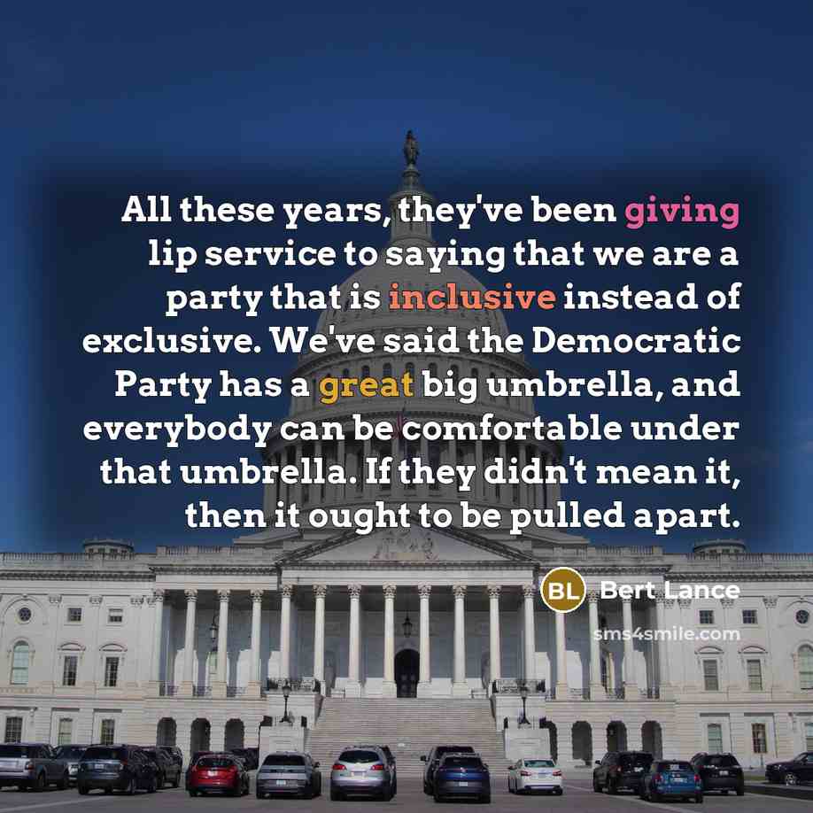 “All these years, they've been giving lip service to saying…” quote by Bert Lance