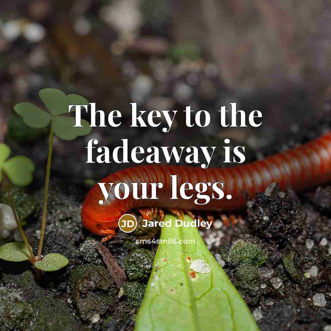 “The key to the fadeaway is your legs.…” quote by Jared Dudley