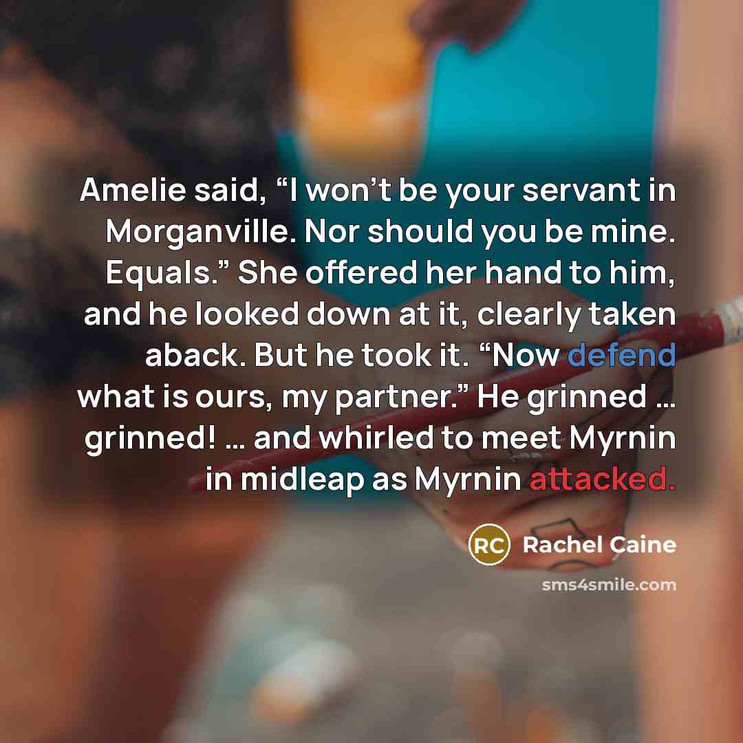 “Amelie said, “I won’t be your servant in Morganville. Nor…” quote by Rachel Caine