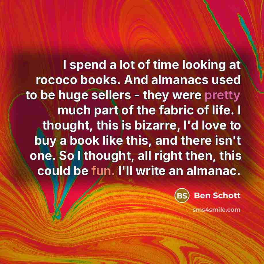 “I spend a lot of time looking at rococo books.…” quote by Ben Schott