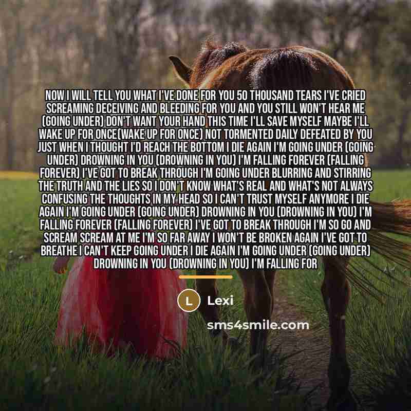 “Now I will tell you what I've done for you…” quote by Lexi