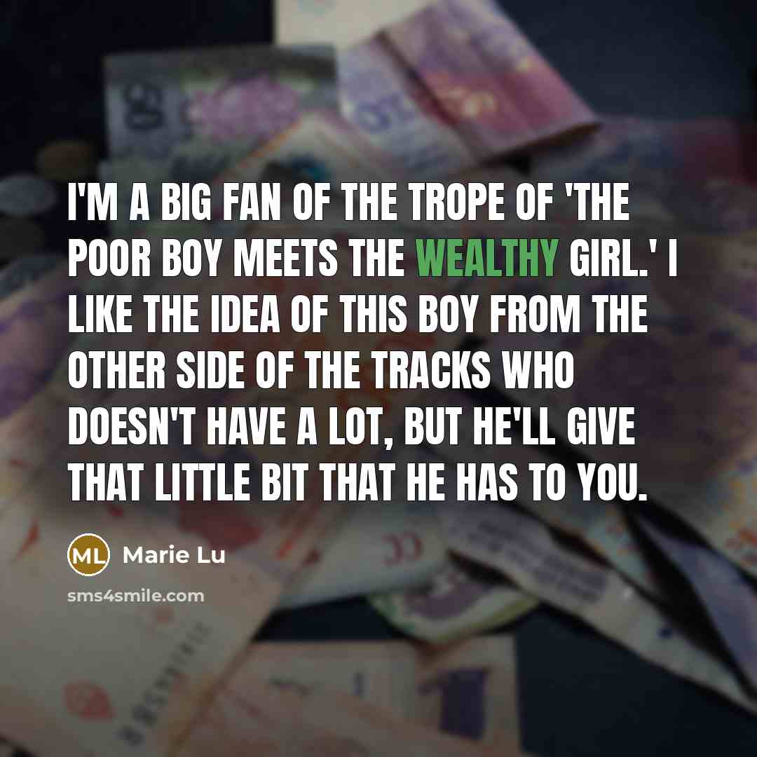 “I'm a big fan of the trope of 'the poor…” quote by Marie Lu