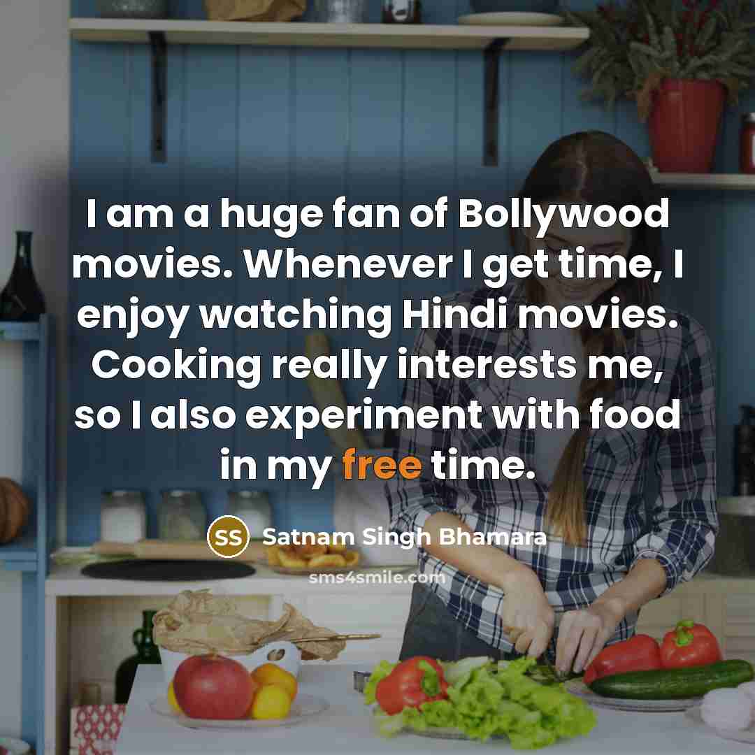“I am a huge fan of Bollywood movies. Whenever I…” quote by Satnam Singh Bhamara