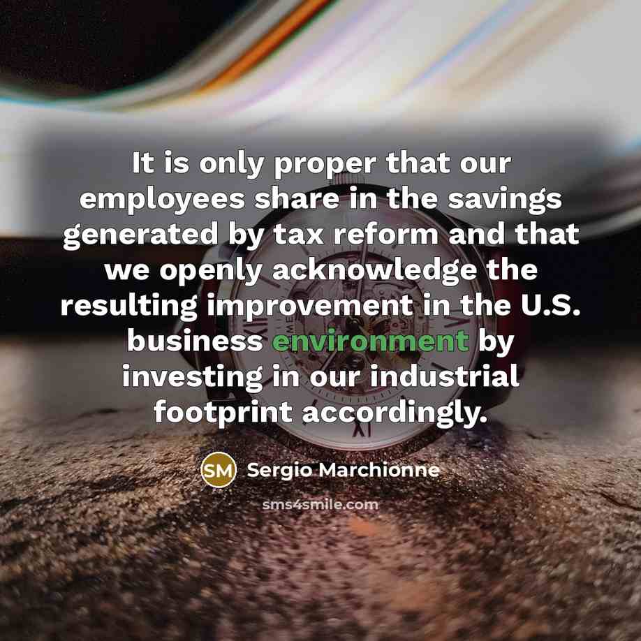 “It is only proper that our employees share in the…” quote by Sergio Marchionne