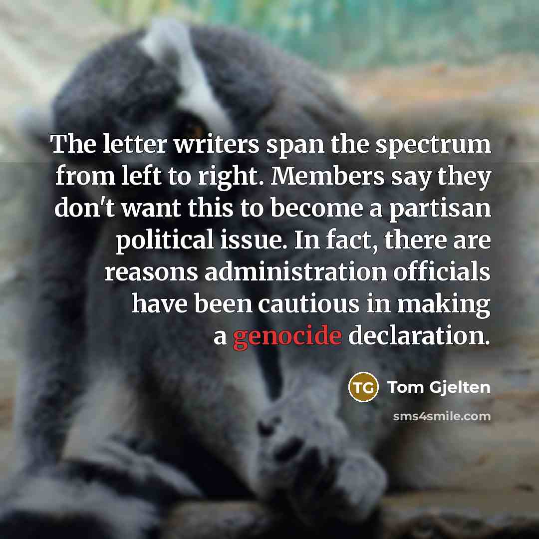 “The letter writers span the spectrum from left to right.…” quote by Tom Gjelten