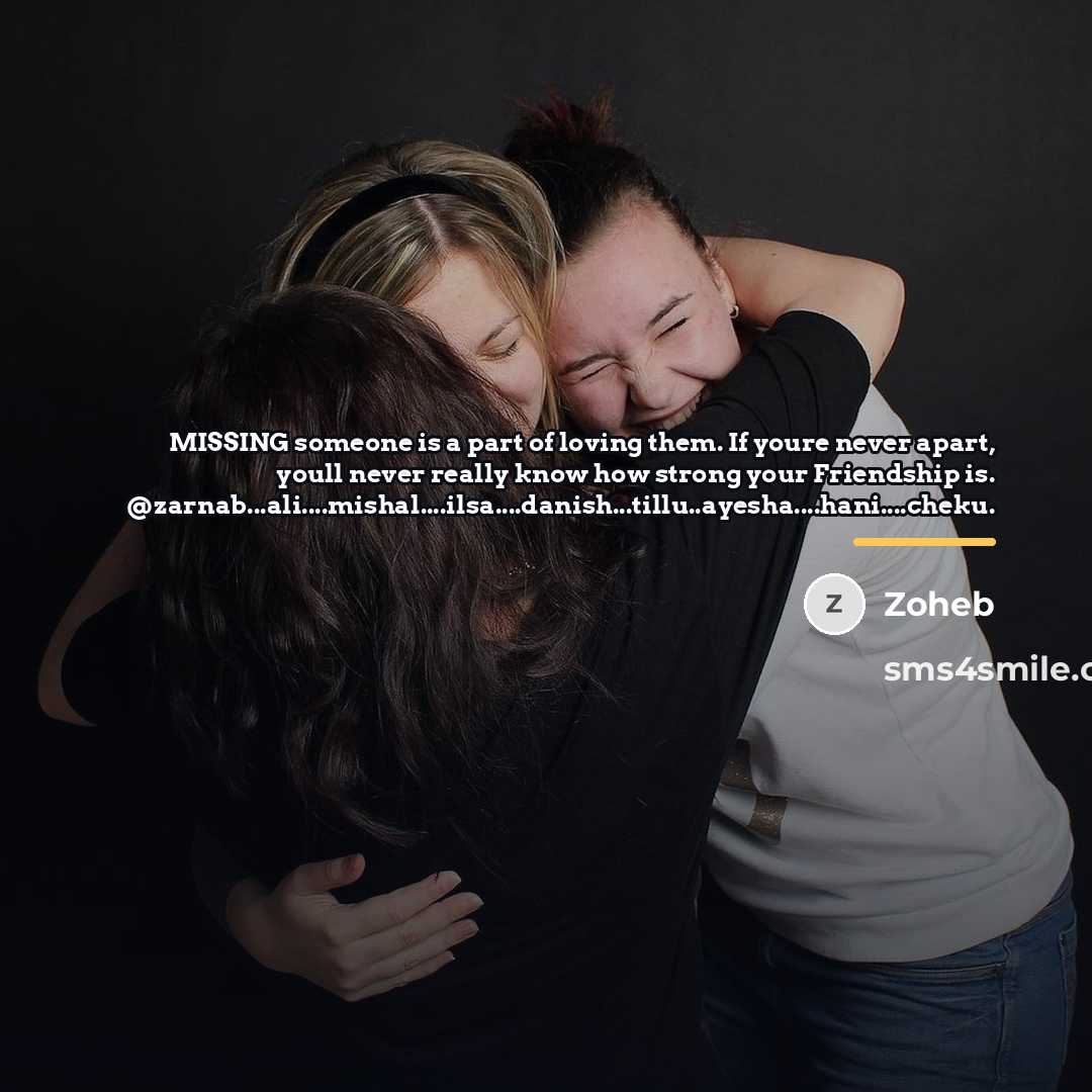 “MISSING someone is a part of loving them. If youre…” quote by Zoheb
