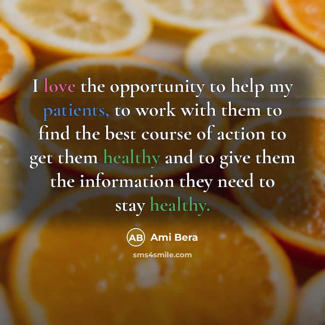 “I love the opportunity to help my patients, to work…” quote by Ami Bera