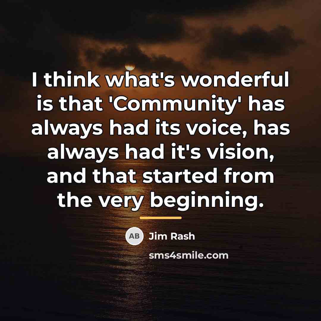 “I think what's wonderful is that 'Community' has always had…” quote by Jim Rash
