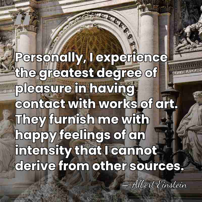 Personally, I experience the greatest degree of pleasure in having contact with&hellip; - Albert Einstein